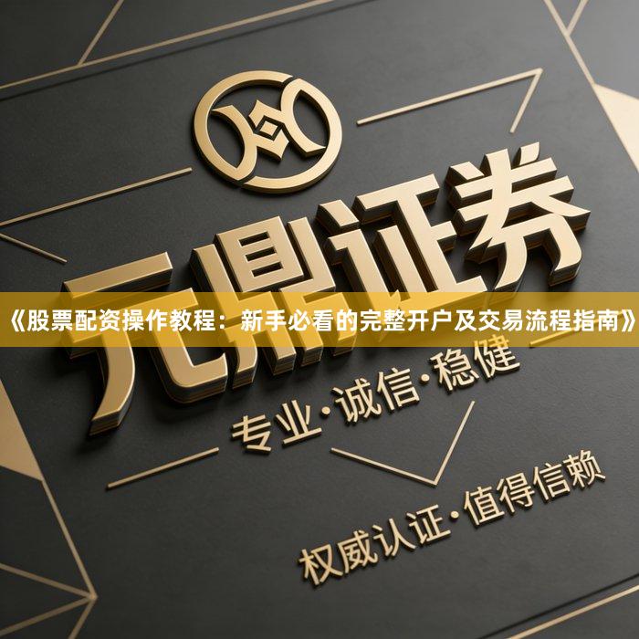 《股票配资操作教程：新手必看的完整开户及交易流程指南》