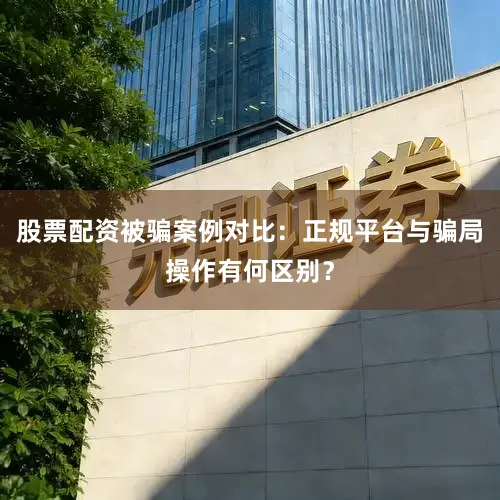 股票配资被骗案例对比：正规平台与骗局操作有何区别？