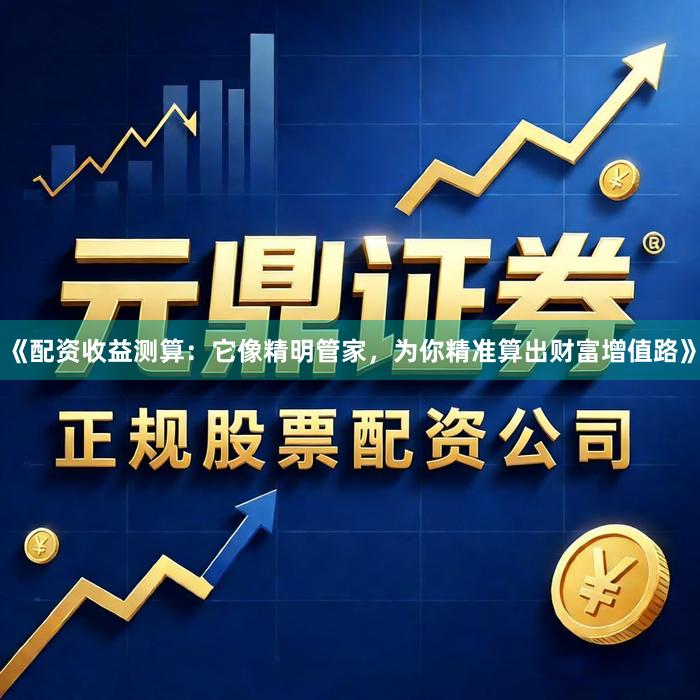 《配资收益测算：它像精明管家，为你精准算出财富增值路》