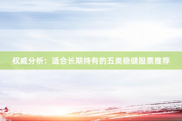 权威分析：适合长期持有的五类稳健股票推荐