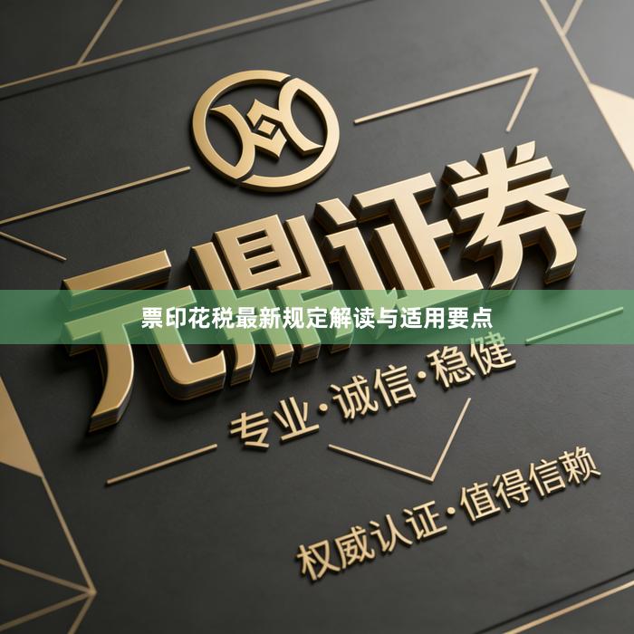 票印花税最新规定解读与适用要点